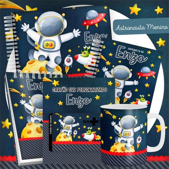 Combo Caderneta e Livro Astronauta - Arquivo Digital