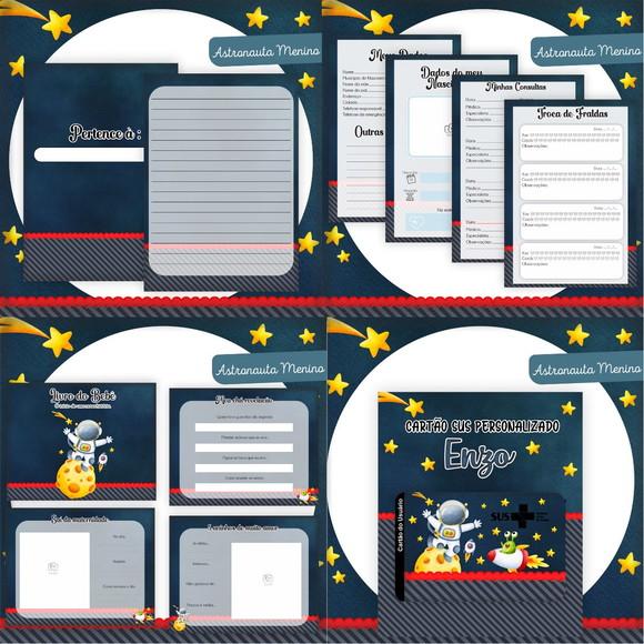 Combo Caderneta e Livro Astronauta - Arquivo Digital