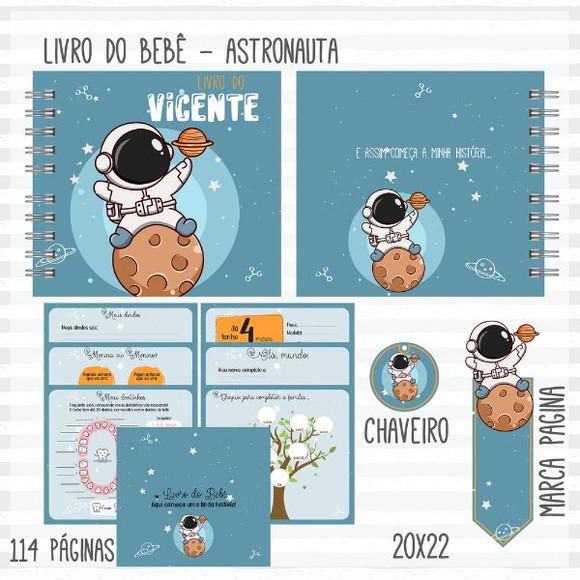 Combo Caderneta e Livros Astronauta Arquivo Digital