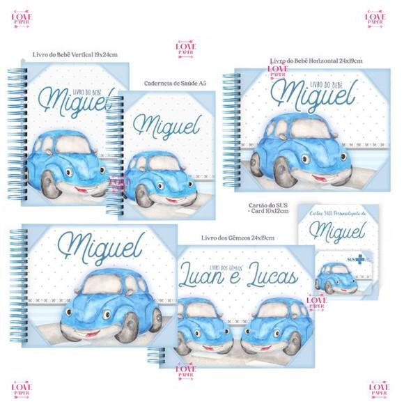 Combo Caderneta e Livros Carrinho Arquivo Digital