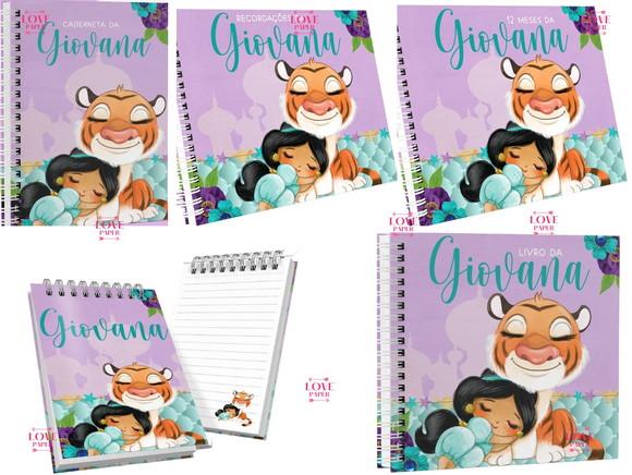 Combo Caderneta e Livros Jasmine Arquivo Digital