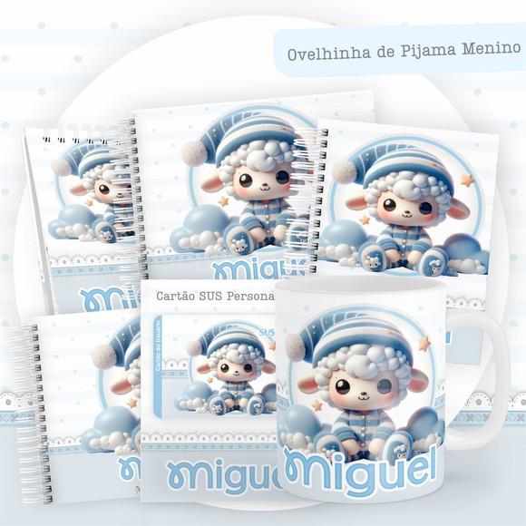 Combo Caderneta e Livros Ovelhinha de Pijama Arquivo Digital