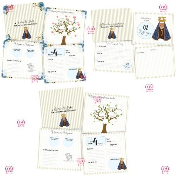 Combo Caderneta e Livros Nossa Senhora Aparecida Arquivo