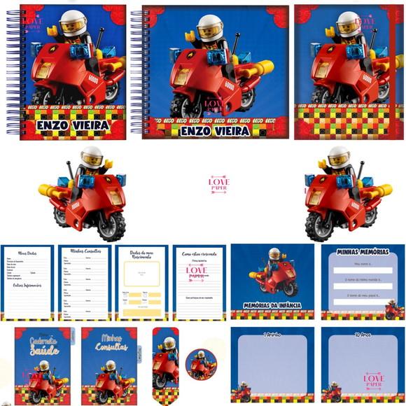 Combo Caderneta Livro e Álbum Lego Arquivo Digital