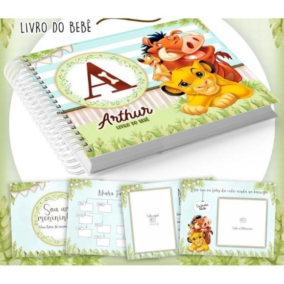 Combo Caderneta Livro e Cartão Sus Rei Leão Arquivo Digital
