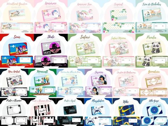 Combo com 63 Artes Cartão Sus Arquivo Digital