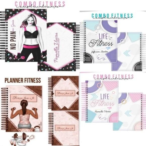 Combo Encadernação - Planner Fitness Arquivo Digital