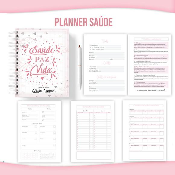 Combo Encadernação - Planner Fitness Arquivo Digital