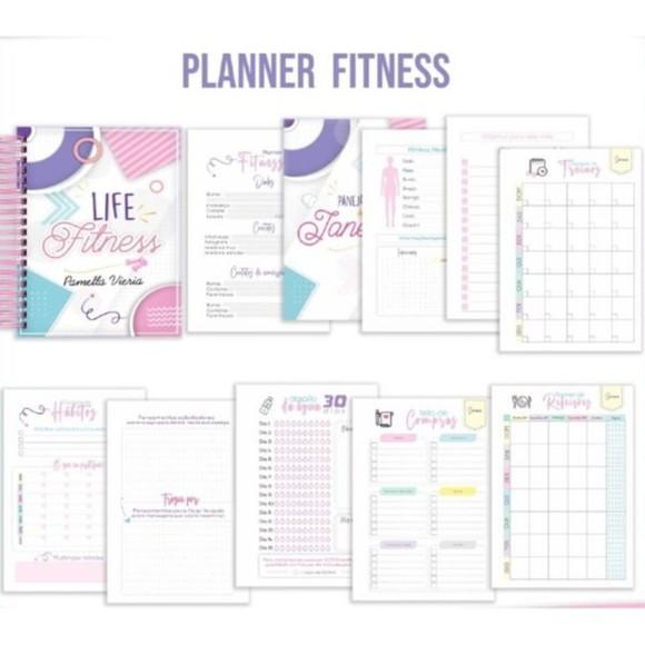 Combo Encadernação - Planner Fitness Arquivo Digital