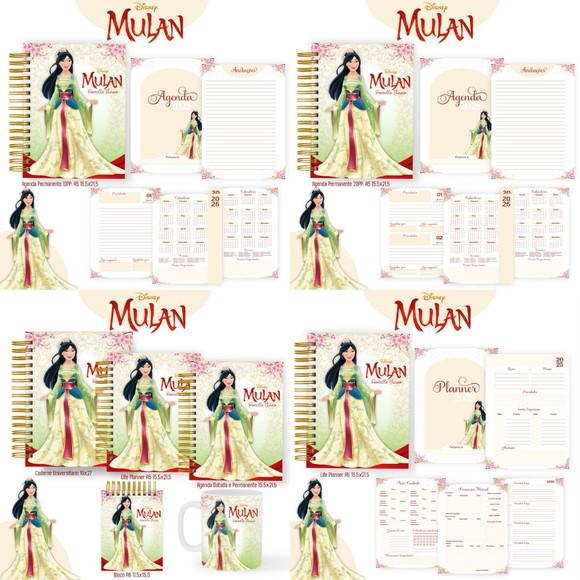 Combo Encadernação Mulan Arquivo Digital