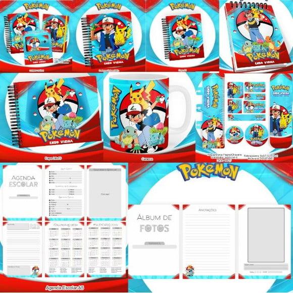 Combo Escolar + Combo Saúde Pokemon Arquivo Digital
