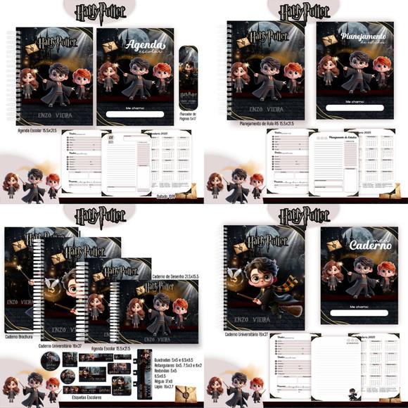 Combo Escolar 2025 Harry Potter Cute Arquivo Digital