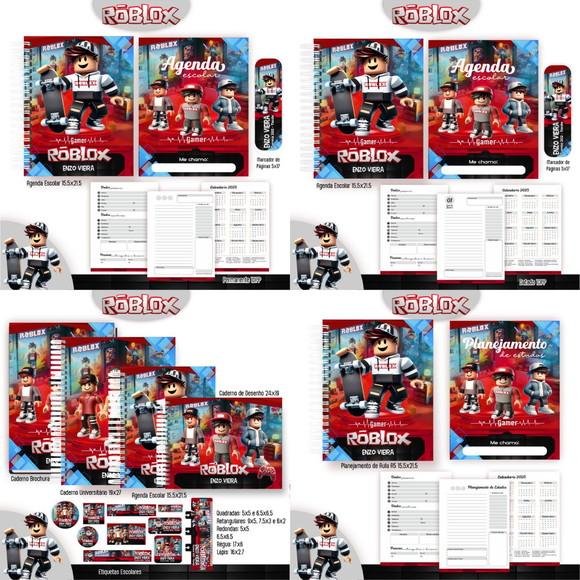 Combo Escolar 2025 Roblox Menino Arquivo Digital