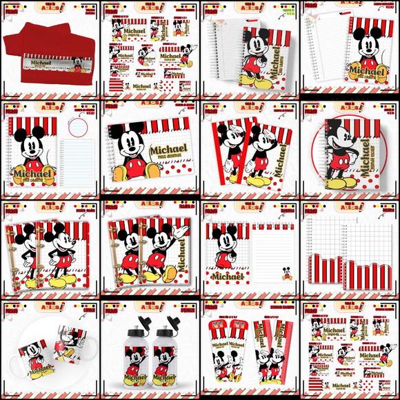 Combo Escolar Mickey 2025 Arquivo Digital