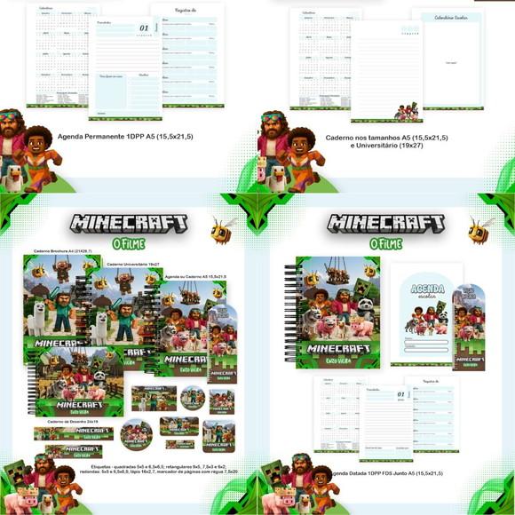 Combo Escolar Minecraft 2026 Arquivo Digital