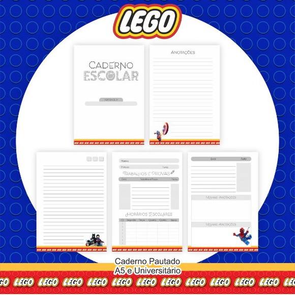 Combo Escolar+combo Saúde Lego Arquivo Digital