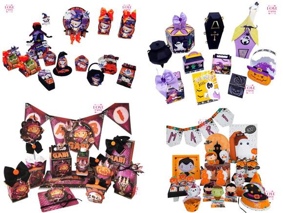 Combo Halloween Arquivos de Corte - 4 Modelos