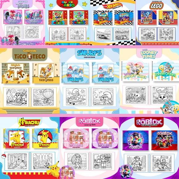 Combo Livros e Cards de Colorir 10 Temas 03-arquivo Digital