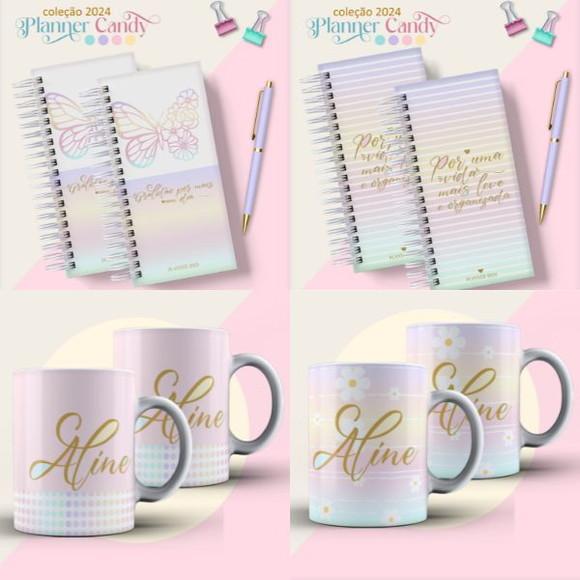 Combo Planners Candy 2024 e Permanente Arquivo Digital