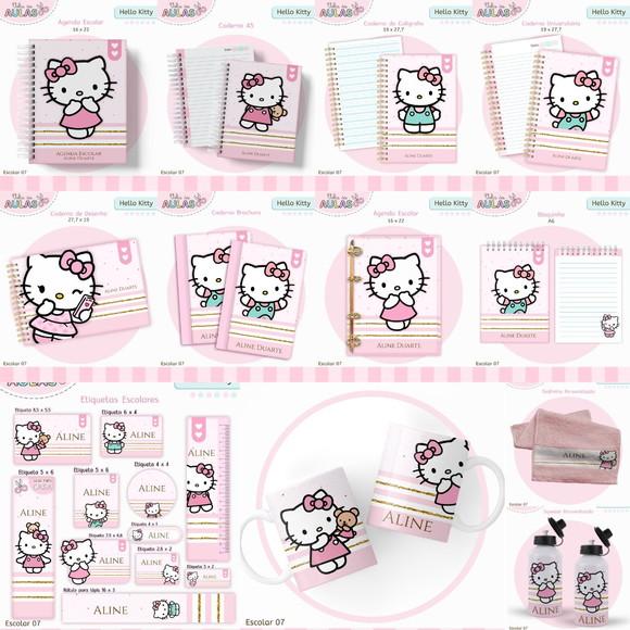 Combo Volta as Aulas Hello Kitty 2026 Arquivo Digital