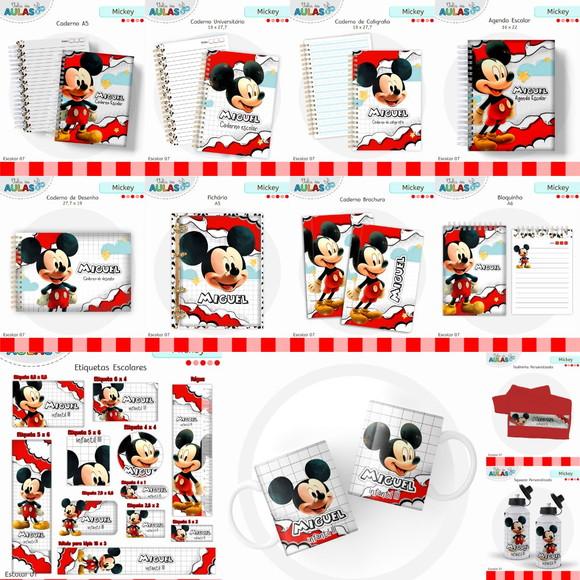 Combo Volta as Aulas Mickey 2026 Arquivo Digital