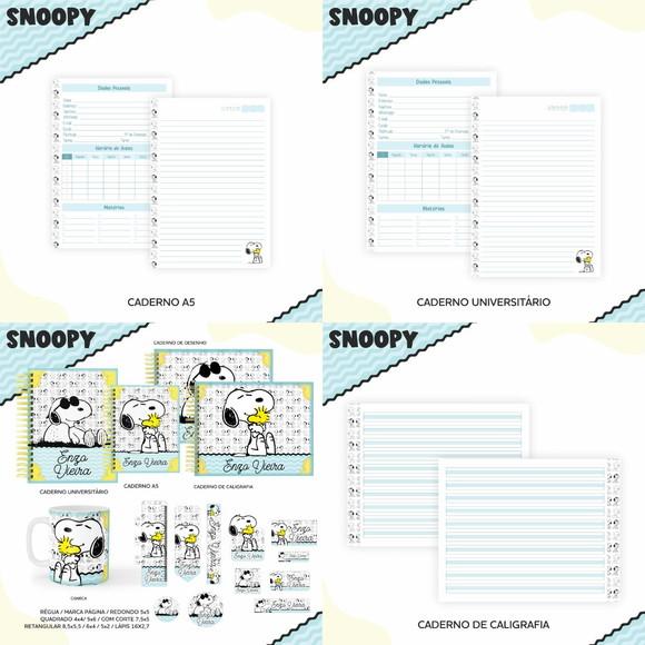 Combo Volta as Aulas Snoopy 2026 Arquivo Digital