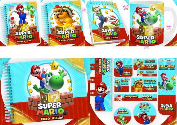 Combo Volta as Aulas+combo Saúde Super Mario Arquivo Digital