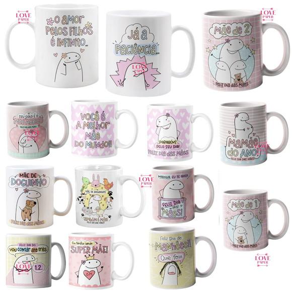 Kit Arte para Caneca Flork Dia das Mães