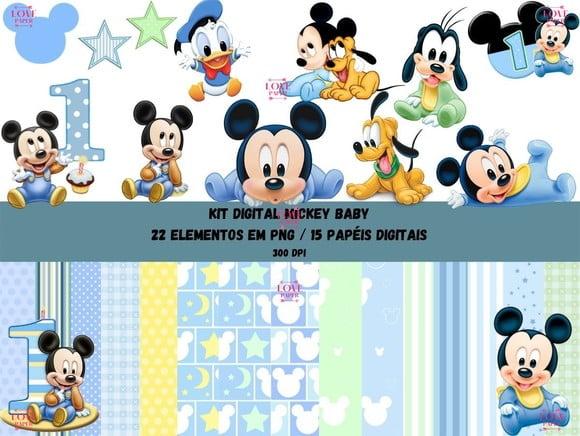 Kit Digital - Mickey Baby