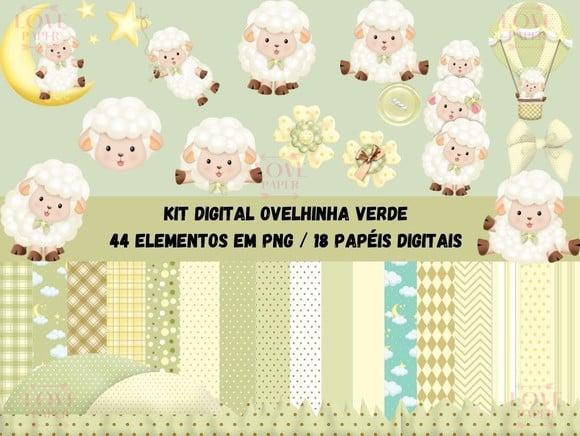 Kit Digital - Ovelhinha Verde