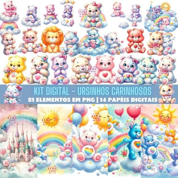 Kit Digital - Ursinhos Carinhosos