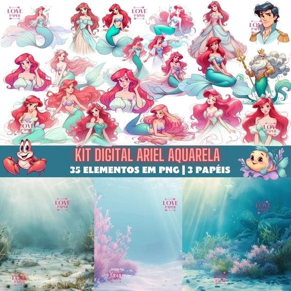 Kit Digital Ariel Aquarela