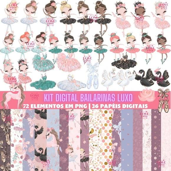 Kit Digital Bailarinas Luxo