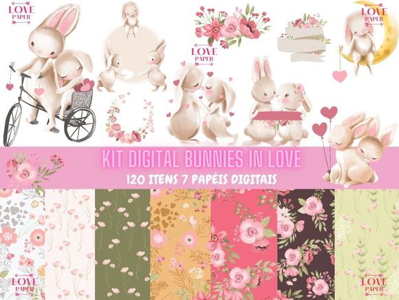 Kit Digital Bunnies In Love
