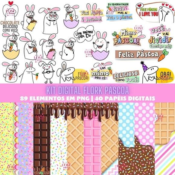 Kit Digital Flork Páscoa