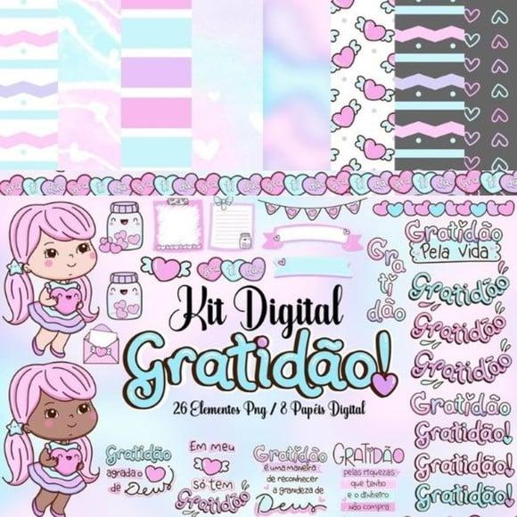Kit Digital Gratidão