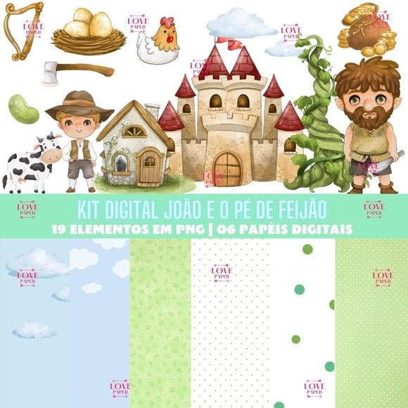 Kit Digital João e o Pé de Feijão
