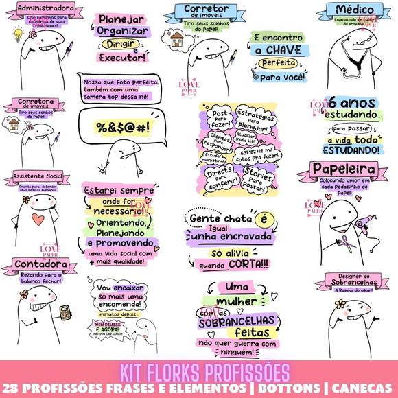 Kit Florks Profissões