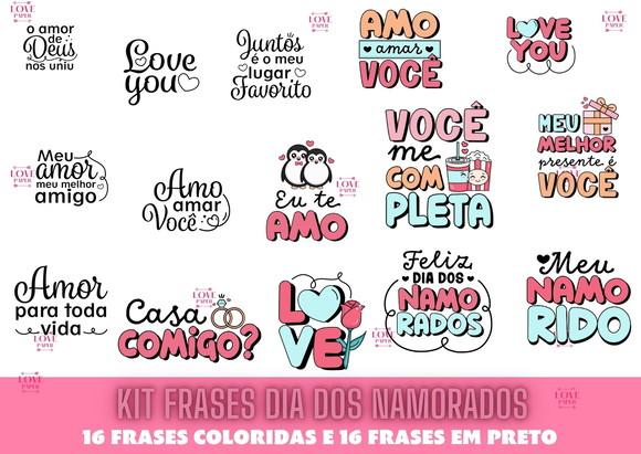 Kit Frases Dia dos Namorados
