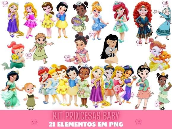 Kit Princesas Baby