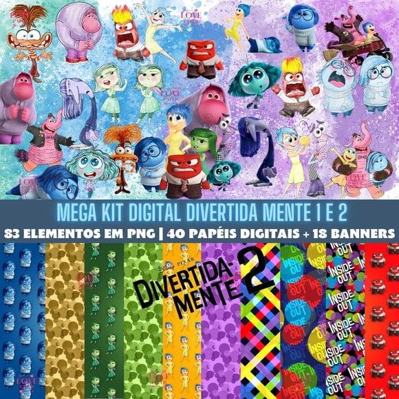 Mega Kit Digital Divertida Mente 1 e 2