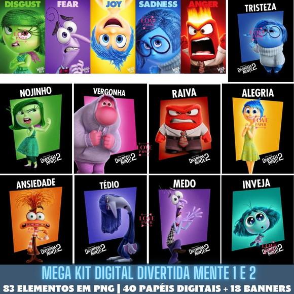 Mega Kit Digital Divertida Mente 1 e 2