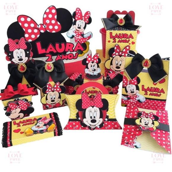 Minnie Vermelha Arquivo de Corte