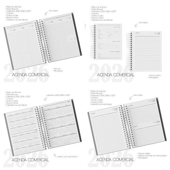 Miolo Agenda Comercial 2026 Arquivo Digital