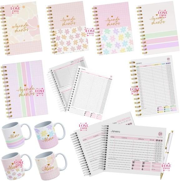 Pack Agendamentos Feminino 2025 Arquivo Digital