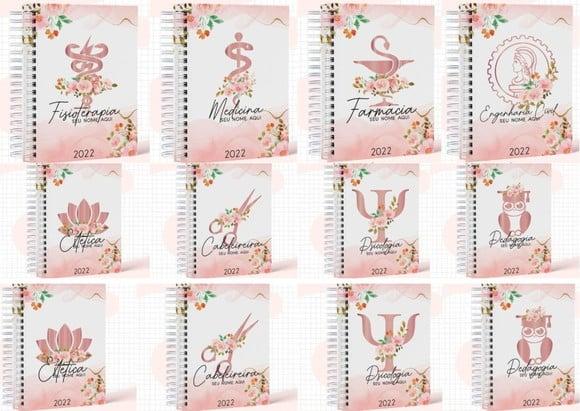 Pack Profissões Agendas e Arte Canecas Arquivo Digital