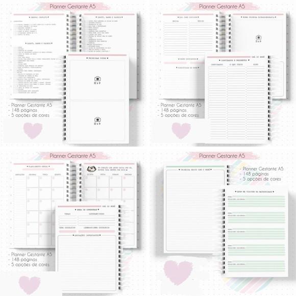 Planner Gestante A5 - Arquivo Digital