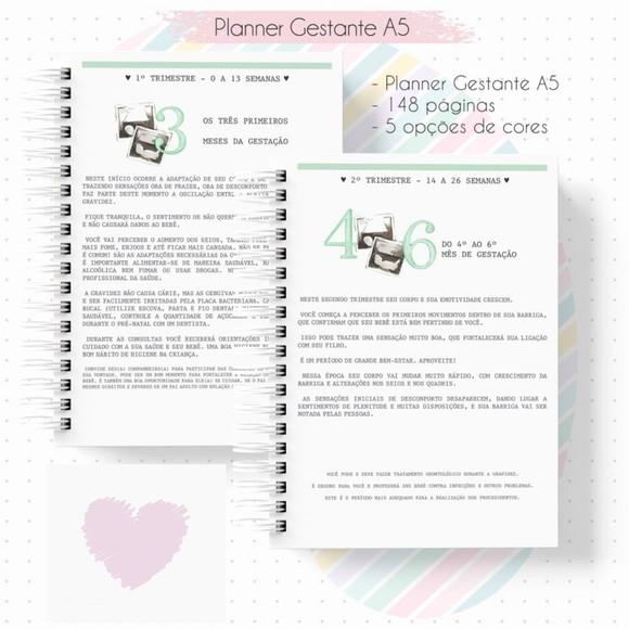 Planner Gestante A5 - Arquivo Digital