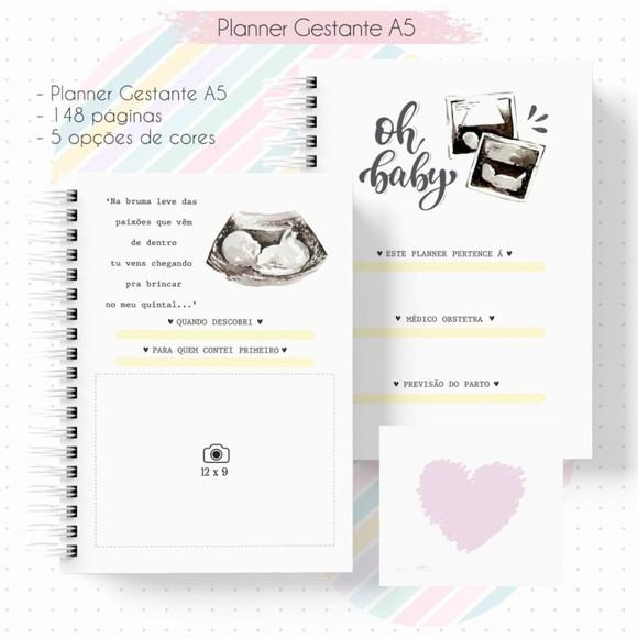 Planner Gestante A5 - Arquivo Digital