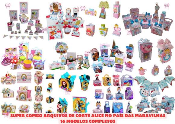 Super Combo Arquivos de Corte Alice no País das Maravilhas